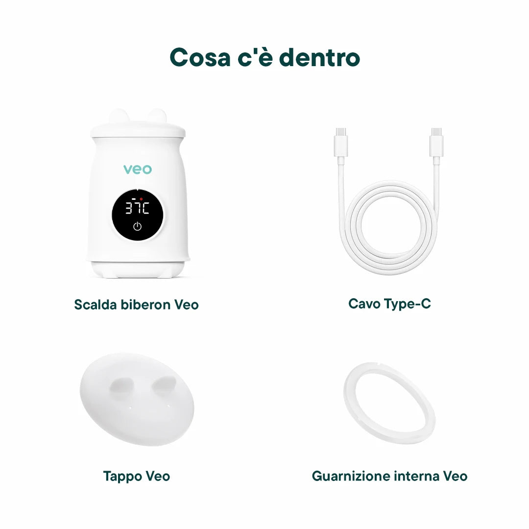 VEO - Il primo scalda biberon portatile a batteria
